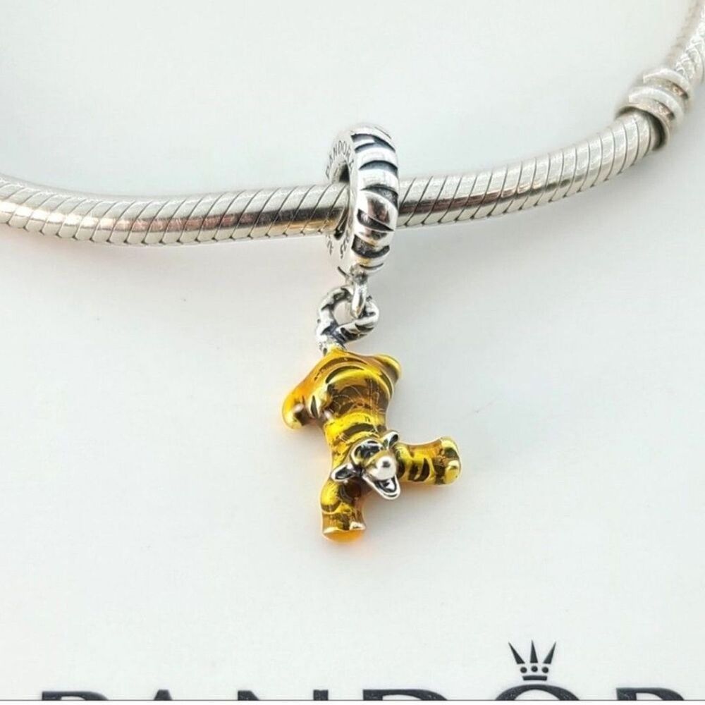 Pandora x Disney Winnie the Pooh Tigger Dangle Charm 792213CO1 - Picture 2 of 12